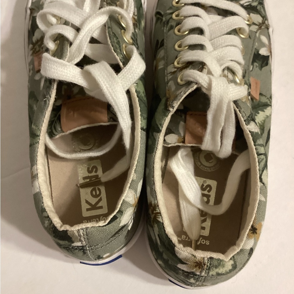 Keds Jump Kick Tropical Sneakers Size 6 Like New - Picture 5 of 7